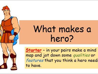 Characteristics of a hero