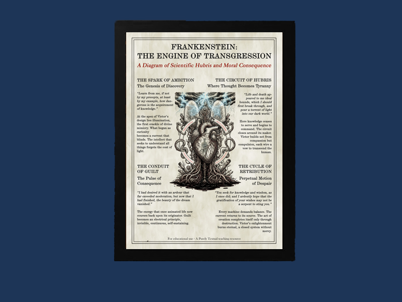 Frankenstein Scientific Hubris: Ambition Guilt Cycle