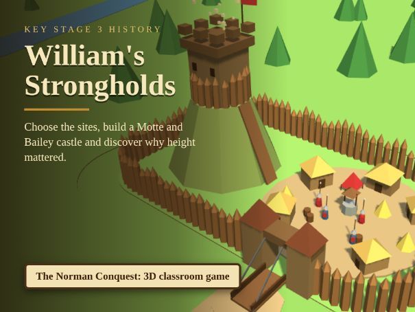 William's Strongholds: Castle Builder for KS3