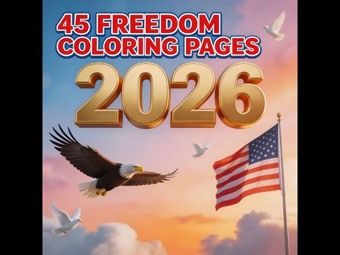 45 Freedom Coloring Pages 2026 | PDF Printable Patriotic Coloring Book