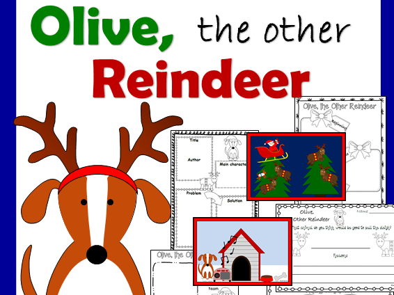 Olive, the Other Reindeer Christmas book companion and sequencing