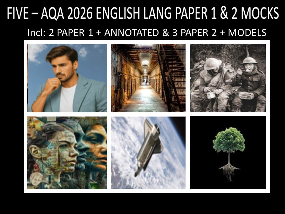 FIVE - AQA PAPER 1 & 2 | 2026 FULL MOCKS | ANNOTATED | MODELS