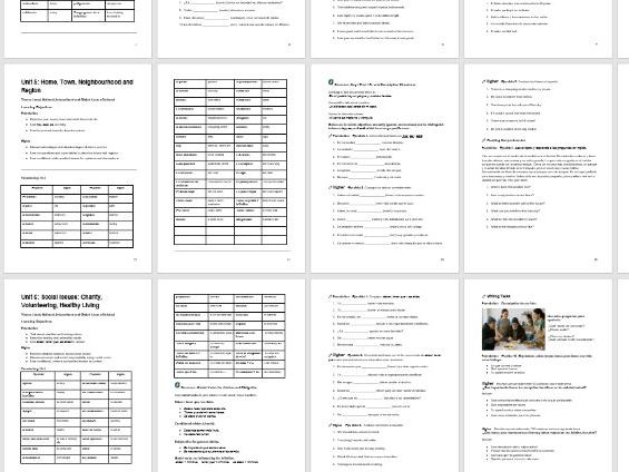 Spanish GCSE Workbook + Answers (new from 2024) - PART 2 of 4