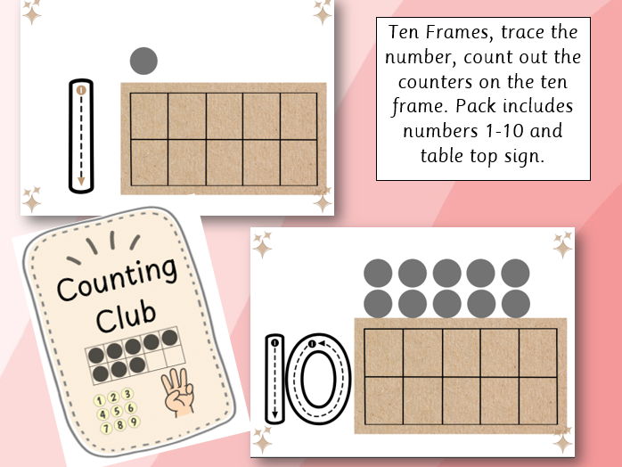 Counting Club Ten Frame -EYFS/KS1