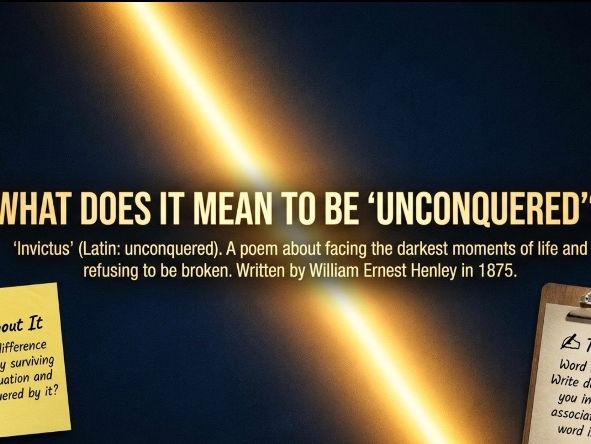 Invictus by William Ernest Henley | Poem Analysis Deck | Years 7-8 | Discussion