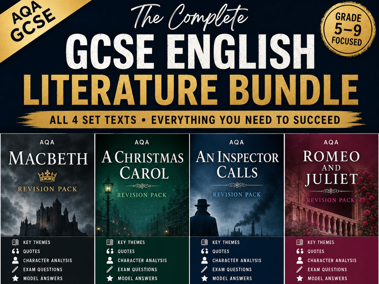 Complete GCSE English Literature Bundle