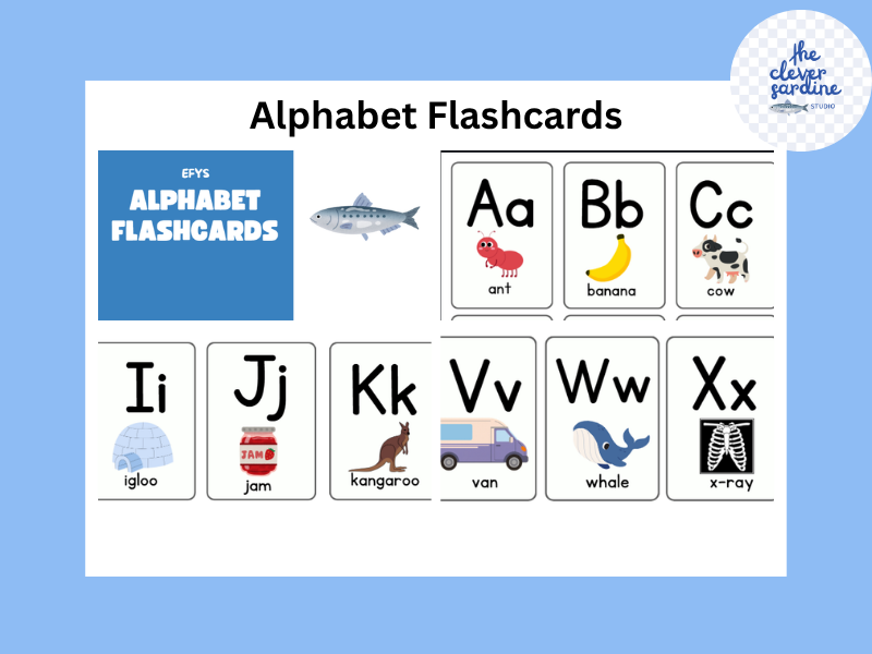 Alphabet Flashcards A–Z | Nursery