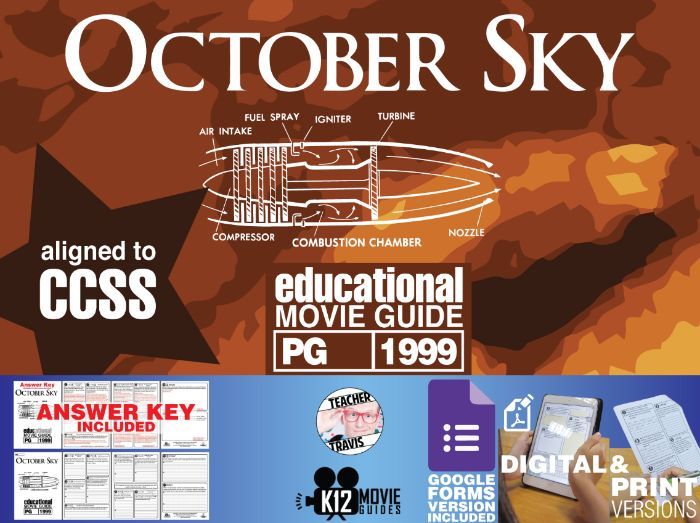October Sky Movie Guide | Questions | Worksheet (PG - 1999) | Teaching