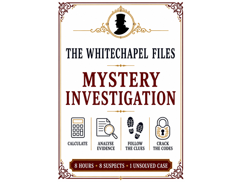 The Whitechapel Files: Historical Maths Investigation | Functional Skills & GCSE Revision