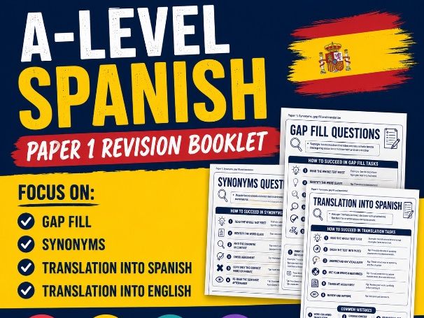Spanish A Level AQA- Paper 1 revision booklet