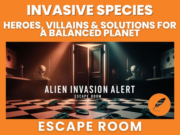 PREMIUM Invasive & Keystone Species Escape Room - KS3, GCSE
