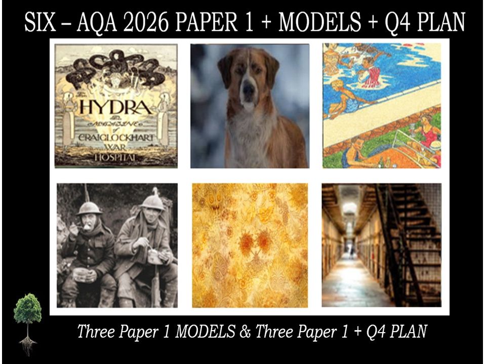SIX - AQA PAPER 1 | 2026 FULL MOCKS | MODELS | Q4 PLAN