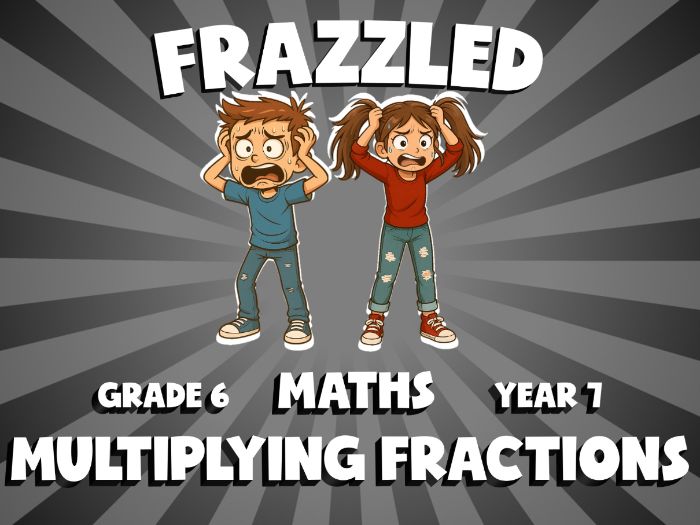 Multiplying Fractions FRAZZLED Maths Game | No-Prep Year 7 Review Activity