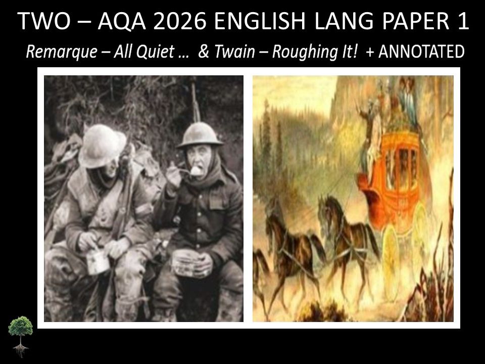 TWO - AQA PAPER 1 | 2026 FULL MOCK | ANNOTATED