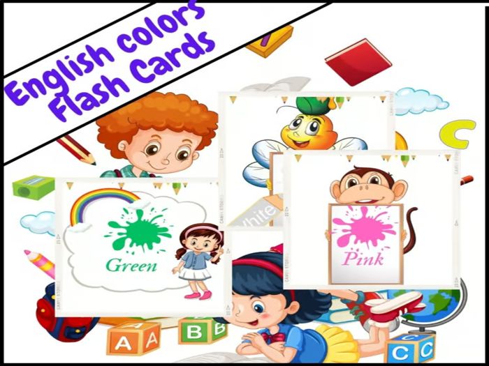 English Colors worksheets, activities and flashcards /Printable Colors