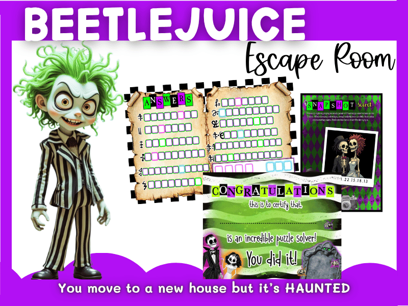 Halloween ESCAPE ROOM: Beetlejuice