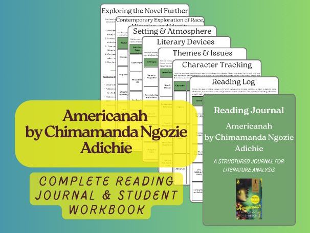 Americanah by Chimamanda Ngozi Adichie – Complete Reading Journal & Study Guide