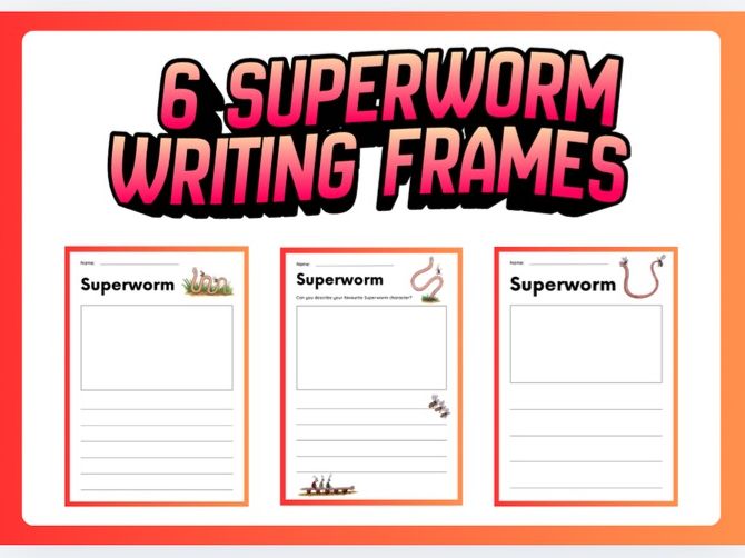 Superworm Writing Frames