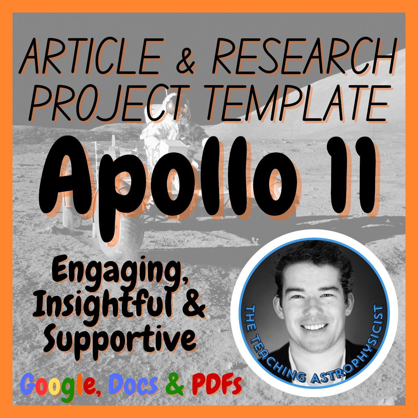 Apollo 11 | Space Science Article + Research Project Template | Astro Related