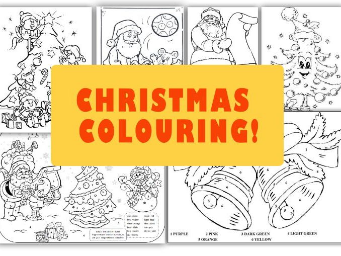 Christmas colouring