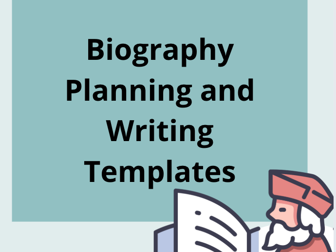 Biography Planning and Writing Templates