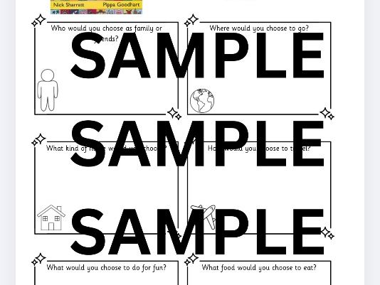 You Choose Activity Sheet