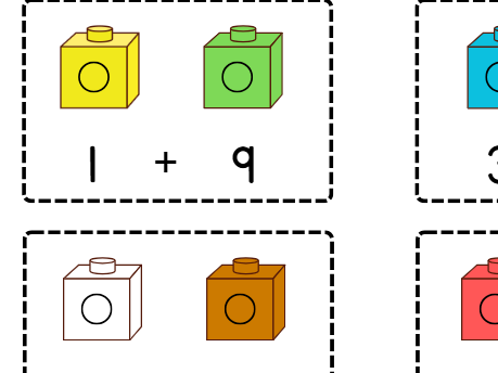Number Bond to 10 Multilink Cards