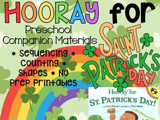 Hooray for St. Patrick’s Day Preschool Companion Activities