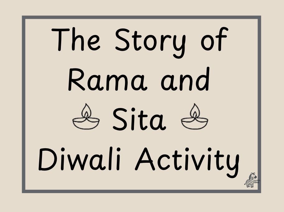EYFS/KS1 Rama and Sita Story Sequencing Diwali Activity