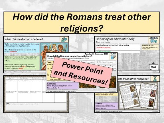 [KS3 - Romans] How did the Romans treat other religions?