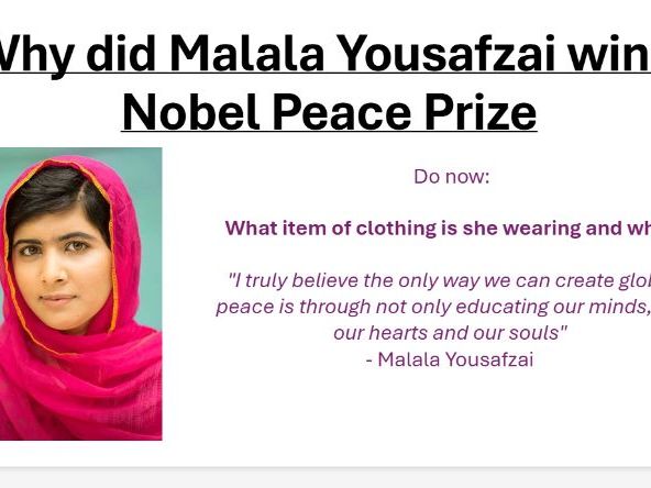 KS3 RE – Malala Yousafzai & Education Rights (Nobel Peace Prize Lesson)