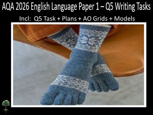 Question 5 - AQA 2026 GCSE English Language Paper 1 | Plans, AO Grids, Models (Pre)