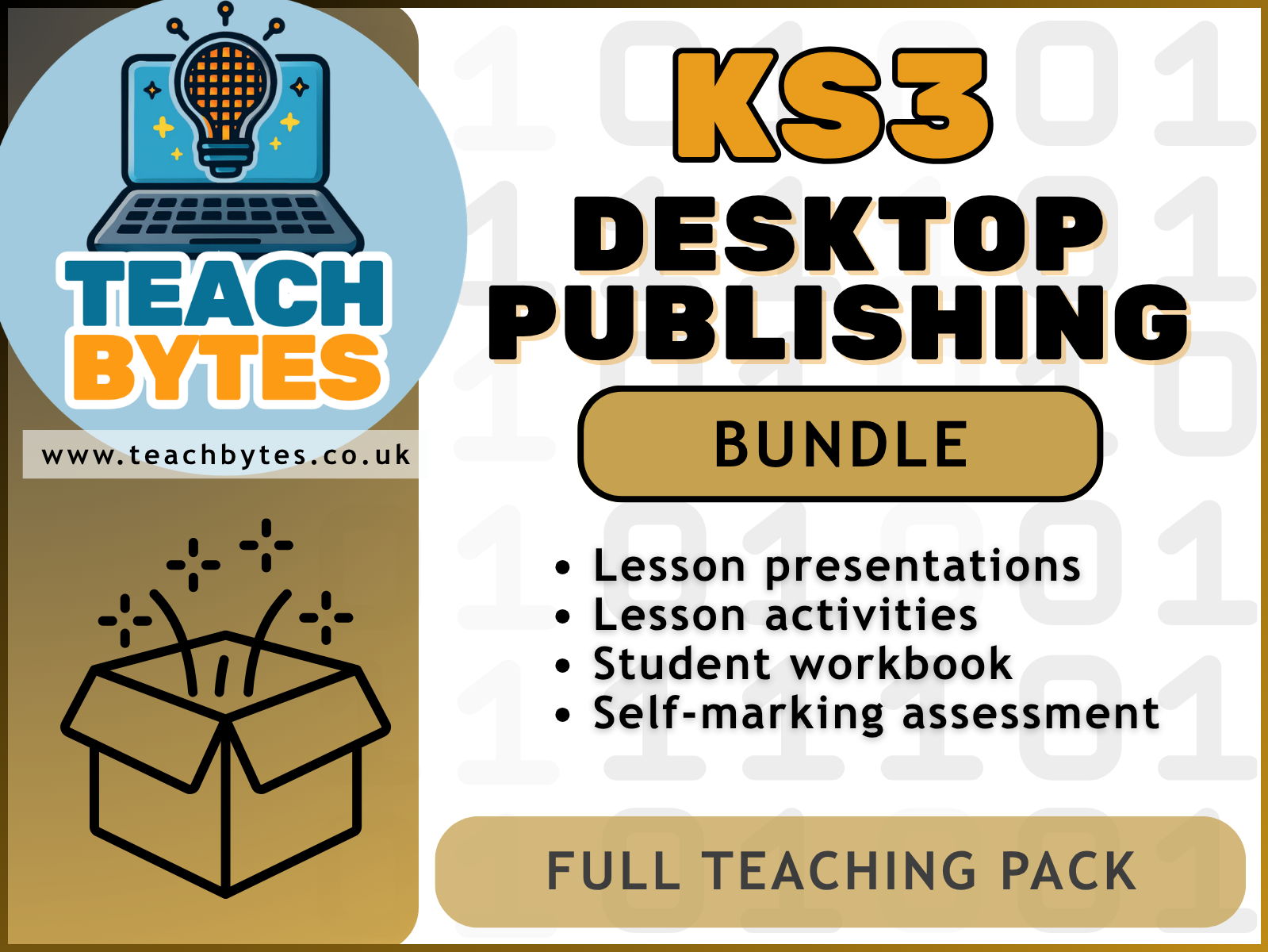 KS3 Desktop Publishing Full Teaching BUNDLE