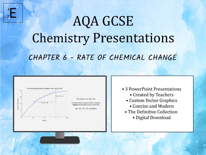 AQA GCSE Chemistry Presentations Chapter 6 - Rate of Chemical Change