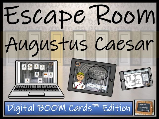 Augustus Caesar BOOM Cards™ Digital Escape Room Activity