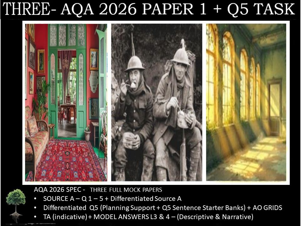 THREE - PAPER 1 | 2026 FULL MOCKS | Q5 TASKS