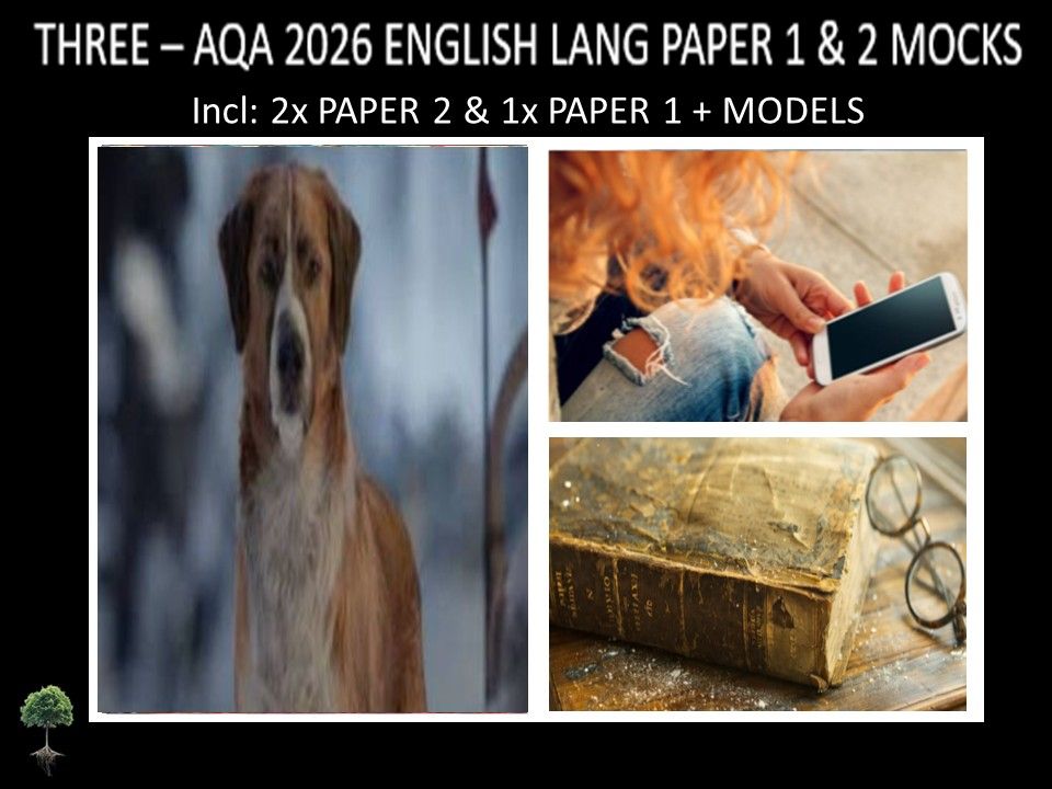 THREE - AQA PAPER 1 & 2 | 2026 FULL MOCKS | MODELS