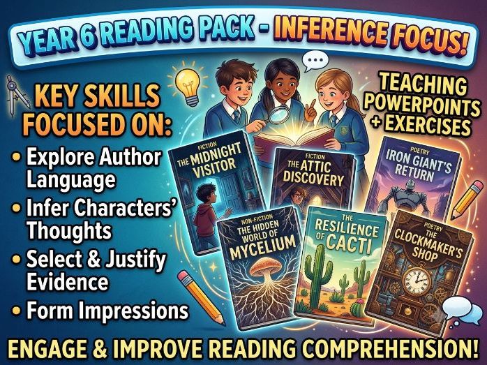 Year 6 Reading Pack - Inference Focus