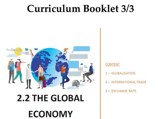 Year 11 IGCSE Economics Curriculum Booklet 3 (Edexcel)