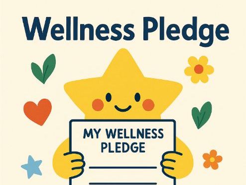 Wellness Pledge Poster