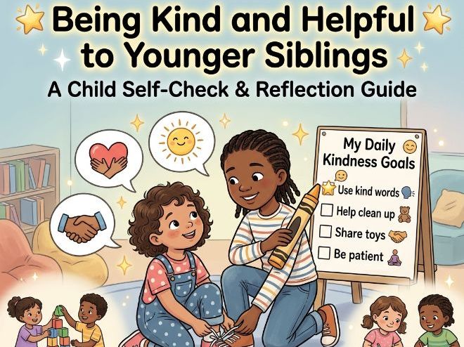 Being Kind and Helpful to Younger Siblings