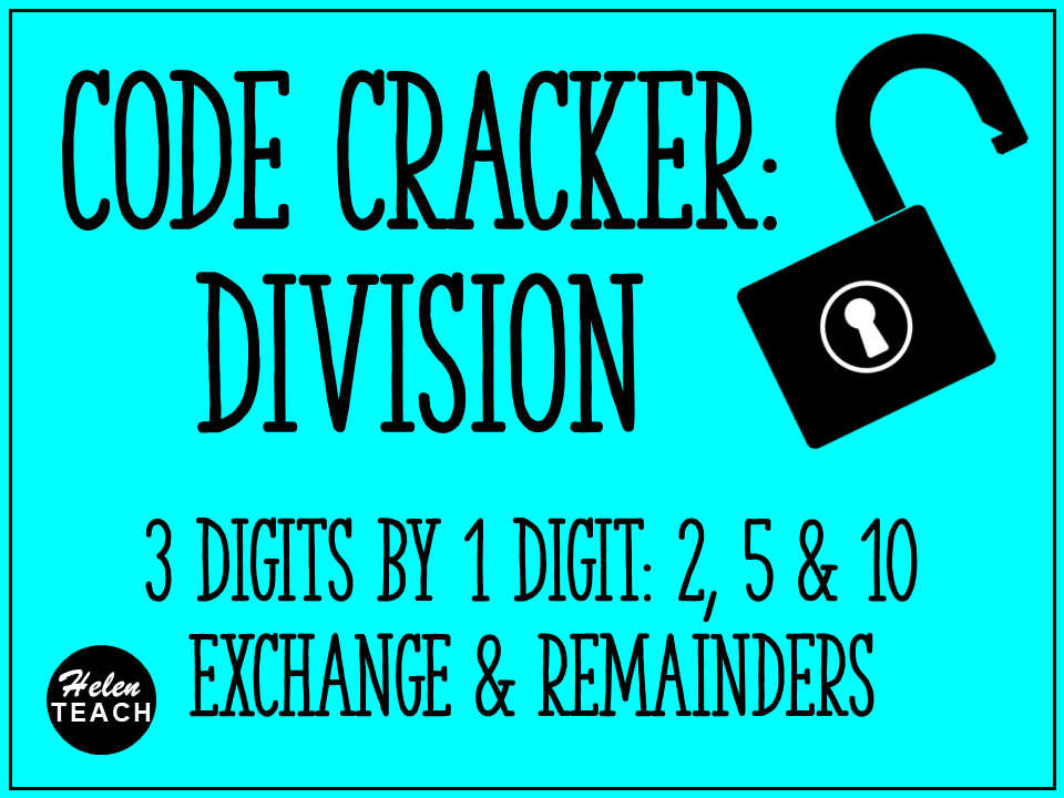 Division Code Cracker | 3 Digit by 1 Digit: 2, 5 & 10 | Exchange & Remainders