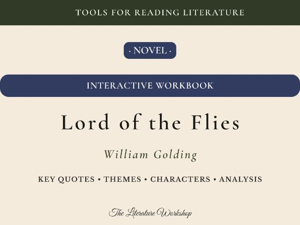 Lord of the Flies – Interactive Literature Workbook: Character, Themes & Literary Analysis