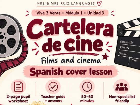 Viva 3 Verde Module 1 Unit 3 – Cartelera de cine