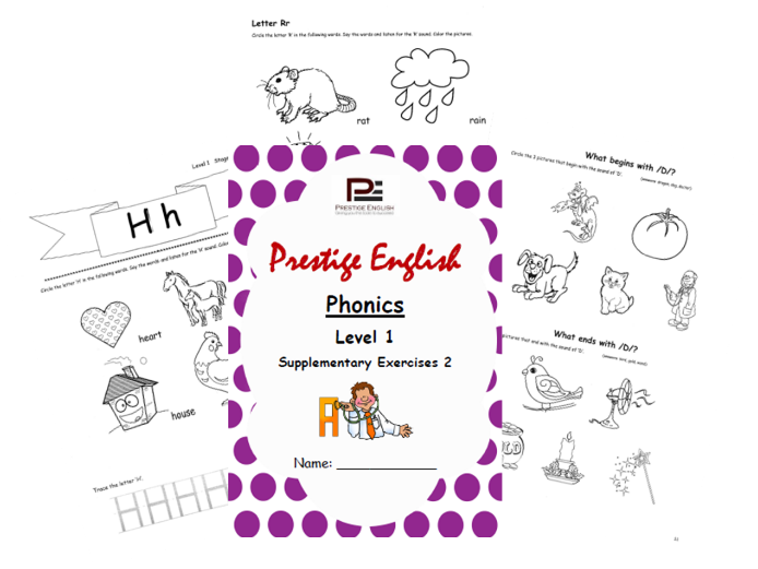 Phonics Book – Level 1 (Book 1) – Supplementary Exercises 2 ( Jolly Phonics )