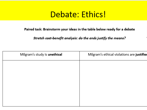 2025 spec AQA Psychology Milgram's research obedience