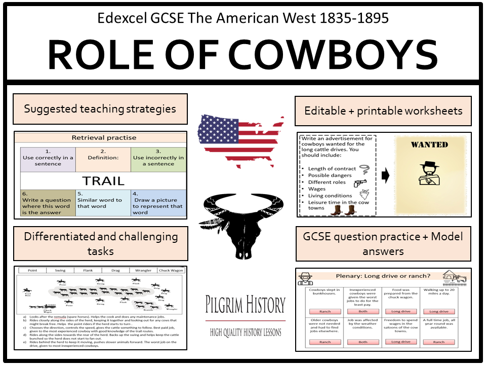 Edexcel GCSE American West: The Life of Cowboys on the Plains