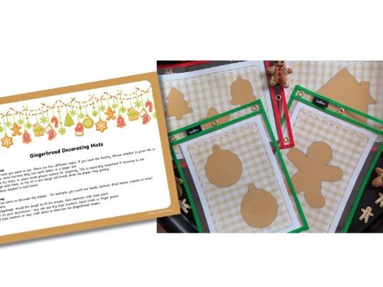 Gingerbread Decorating Mats
