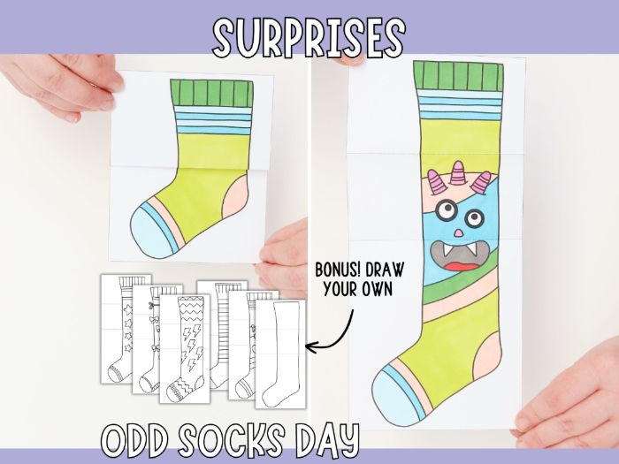 Surprise Socks - Odd Socks Day