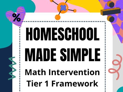 Tier 1 Math Intervention Framework | Grades K-2nd